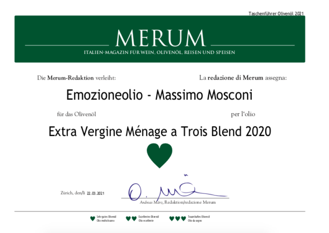 emozioneolio premio Merum 2021